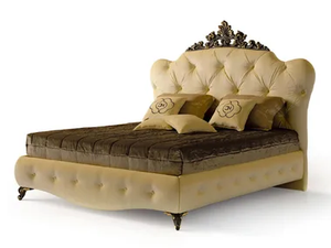 6589 - Upholstered king size bed with tufted headboard _ Carpanese Home